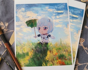 Rei Plush with an umbrella