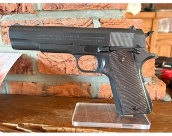 Expositor de plexiglás para pistolas Walther P38, Colt 1911, etc.