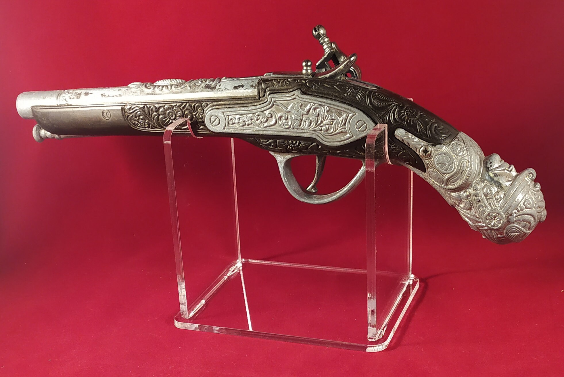Socle De Présentation En Plexiglas Pour Armes à Feu - Fait Main - Neuf
