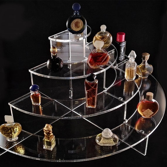 Plexiglas Half-moon Display for Perfume Miniatures Etsy