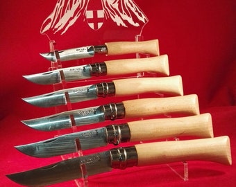 Plexiglas display for 6 knives - Savoie