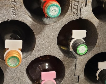 Clip de couleur pour bouteille
