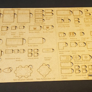 Kit d'aménagement "La Complète" pour plan 1/50e