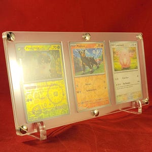 Présentoir pour 3 cartes Pokémon