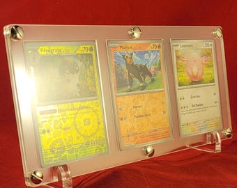 Expositor para 3 cartas Pokémon