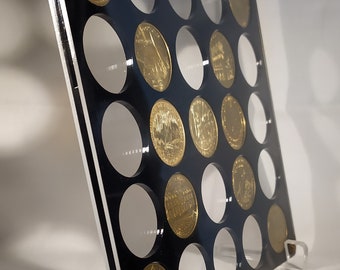 superbe présentoir pour médailles de la Monnaie de Paris