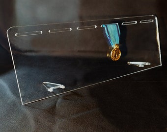 Soportes de exhibición de plexiglás para 6 medallas