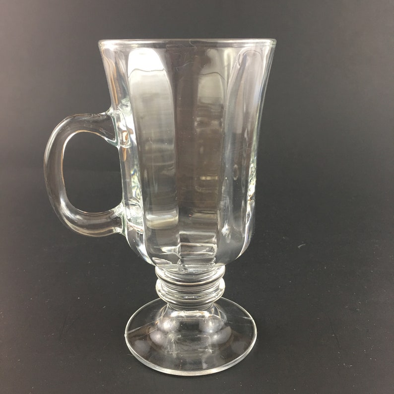 Set of 4 Libbey Milan Irish Coffee Mug Libbey Paneled Irish Etsy