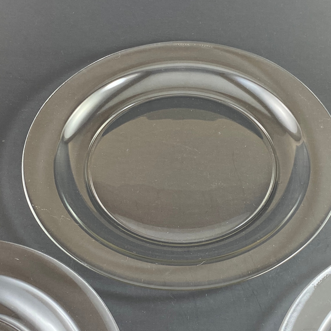 Set of 4 Arcoroc Classique Clear Glass Dinner Plate Set of 4 Etsy
