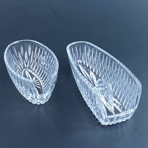 Princess House Crystal Knife and Spoon Holder: Royal Highlights Buffet Tableware