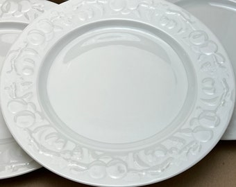 maman様2枚おまとめ　Limoges【リモージュ】スミレのデザートプレート プレート型】ミモザ＆花（ブラウン） | ｽｲｰﾂｷﾞﾌﾄ ﾌﾟﾃｨｼｭｼｭ petit