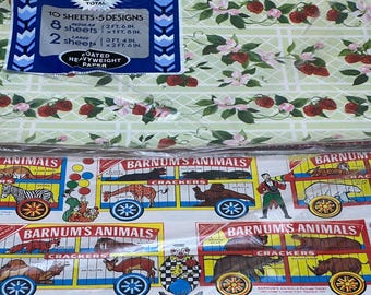 Versiegelte Vintage Retro Geschenkverpackung: 5 Designs, 50 Quadratfuß