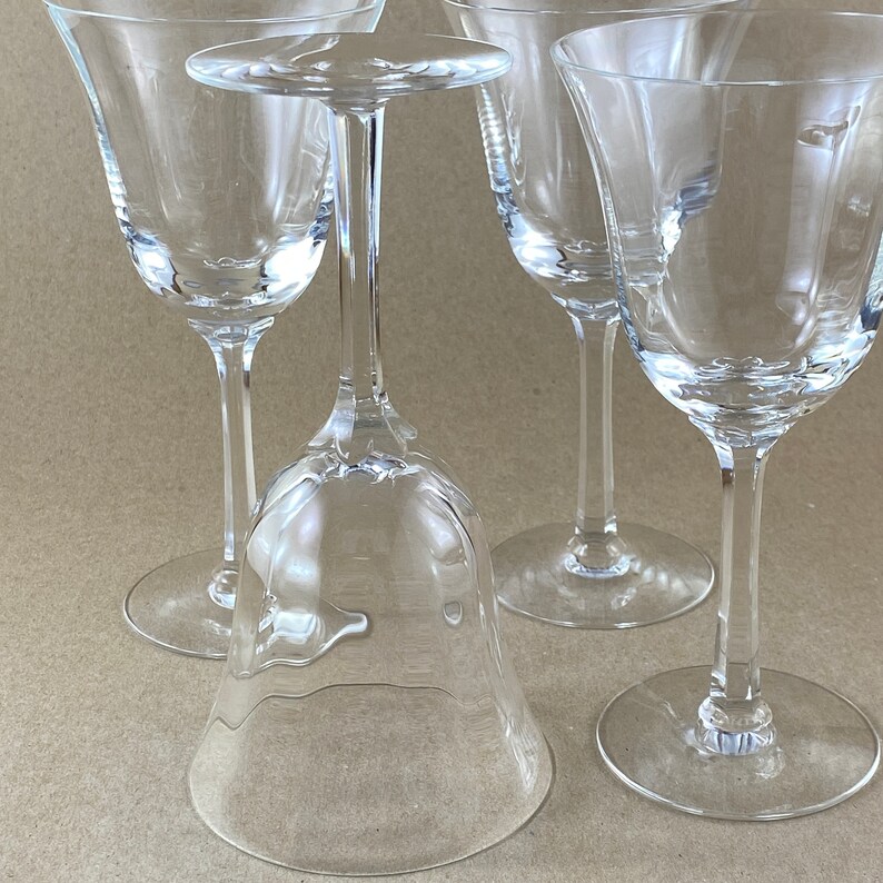 Crystal Sepal Petal Stem Optic Glass Wine Glass Optic Crystal Etsy