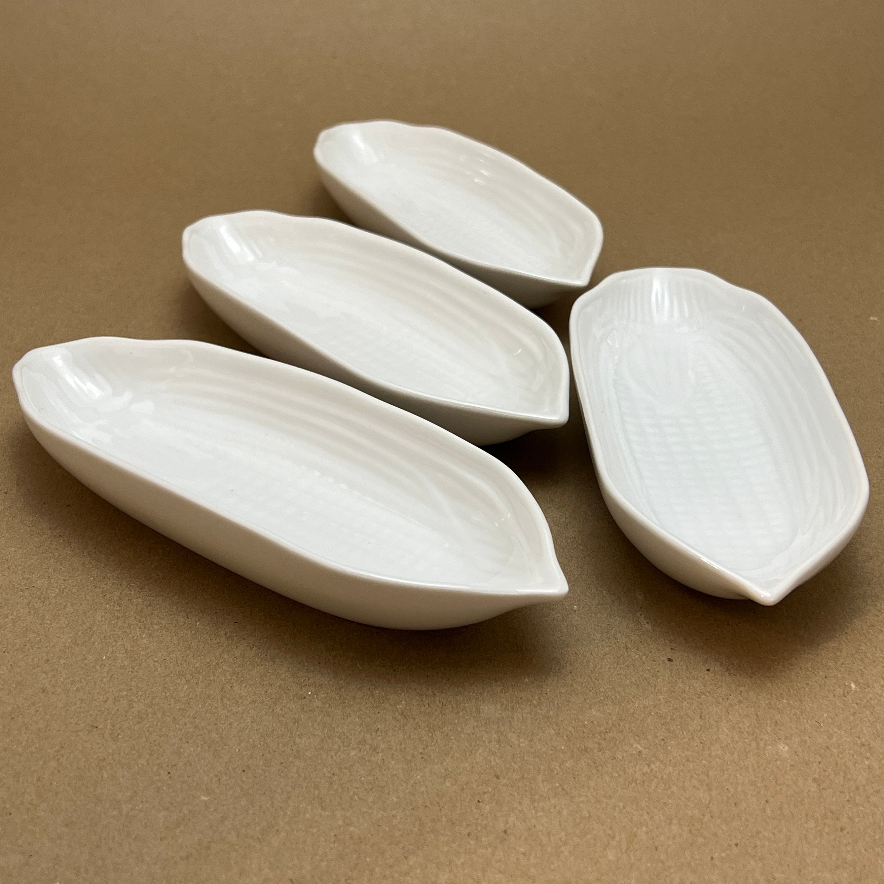 Ceramic Boiled Corn Cob Holders White Corn on Cob Holders Etsy