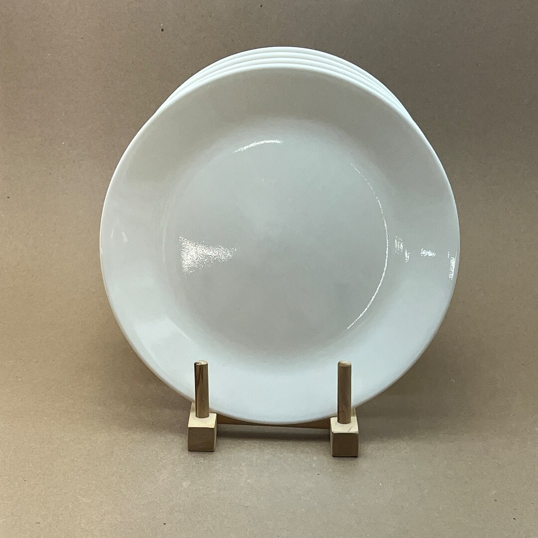 Set of 4 Corelle Beige Coupe Bread Side Plate, Solid Beige Corelle