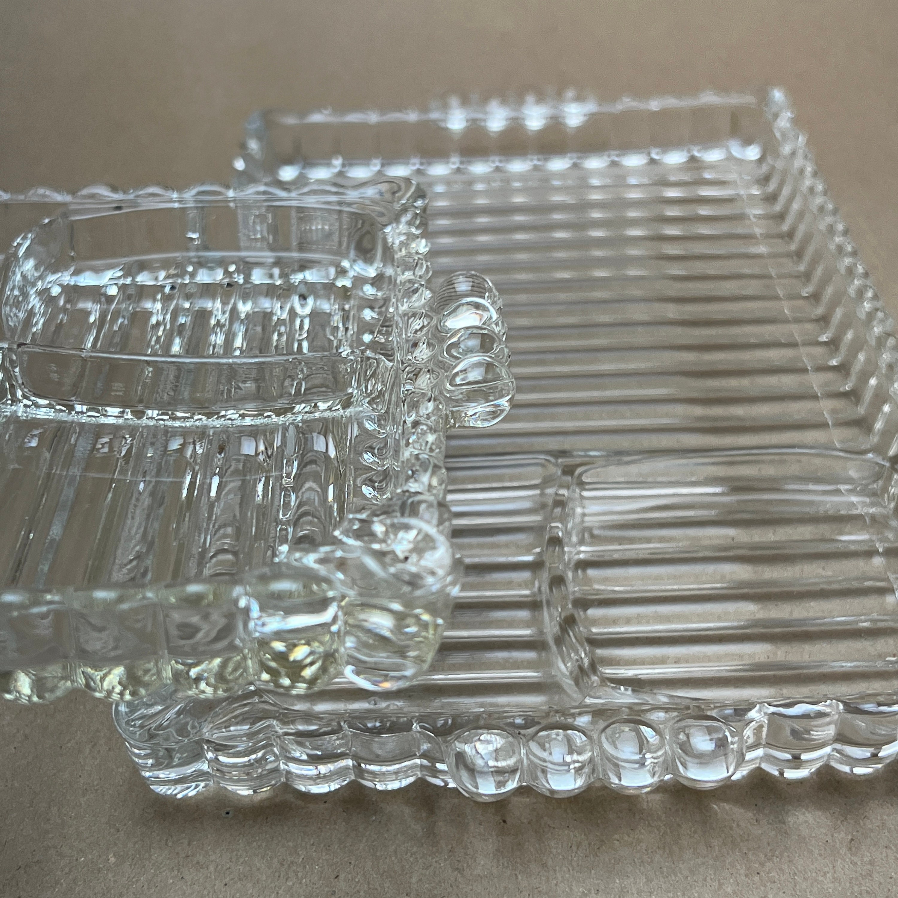 Swanky Ornate Glass Rolling Tray With Built in Ash Tray, Smoking Tobacco  Accessory, Snack Smoking Glass Tray, Tobacco Rolling Tray 