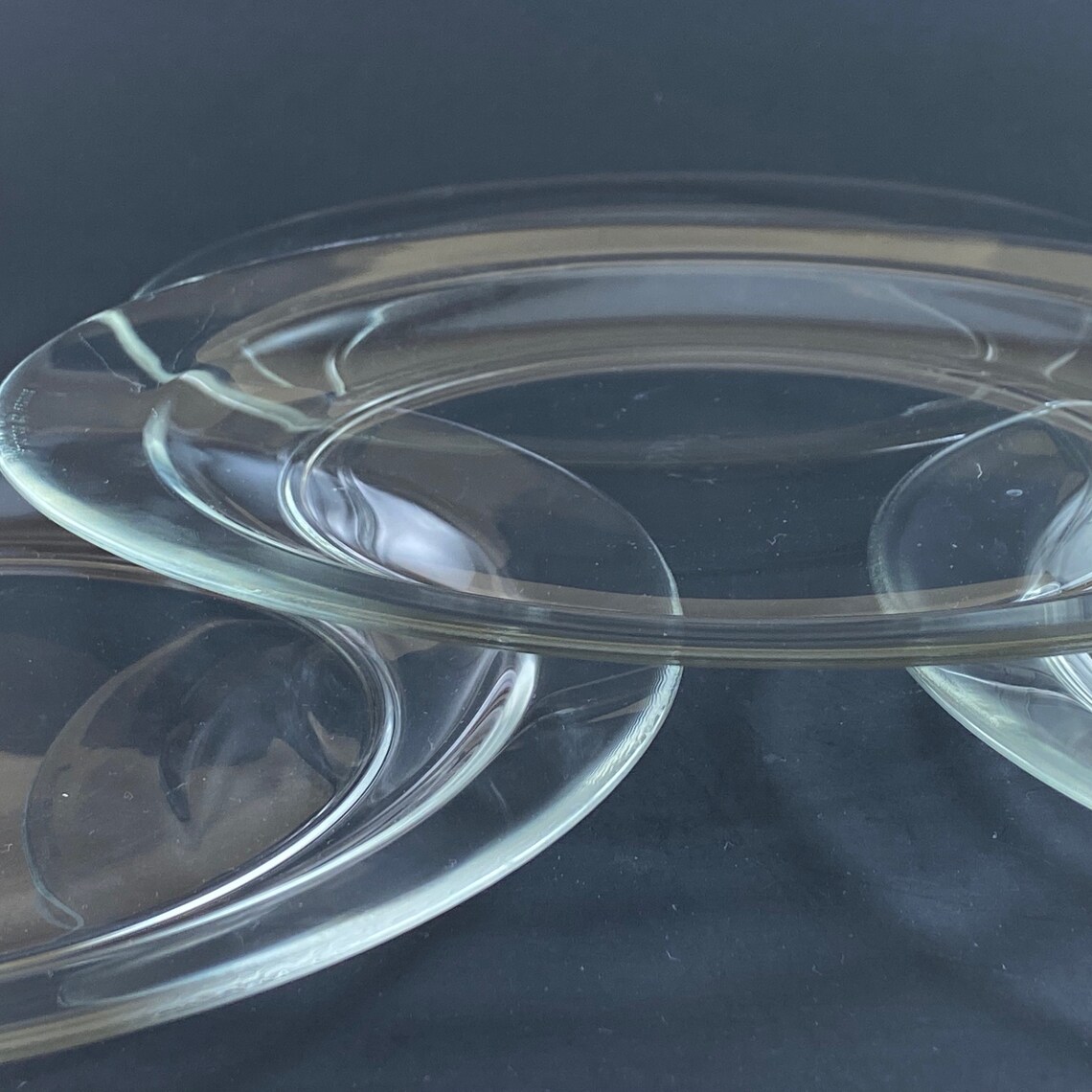 Set of 4 Arcoroc Classique Clear Glass Dinner Plate Set of 4 Etsy