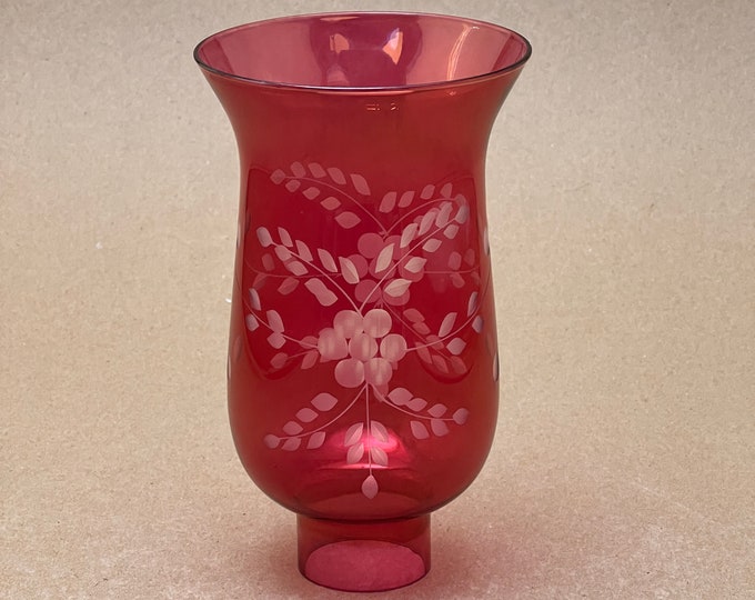 Clear Glass Hurricane Chimney Candlestick Cover/vintage Glass Dome for ...