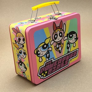 Vintage the Powerpuff Girls Metal Lunch Box, Vintage Cartoon Network Lunch  Box, Containers for Kids, Kids Crafts Storage, Kids Storage 