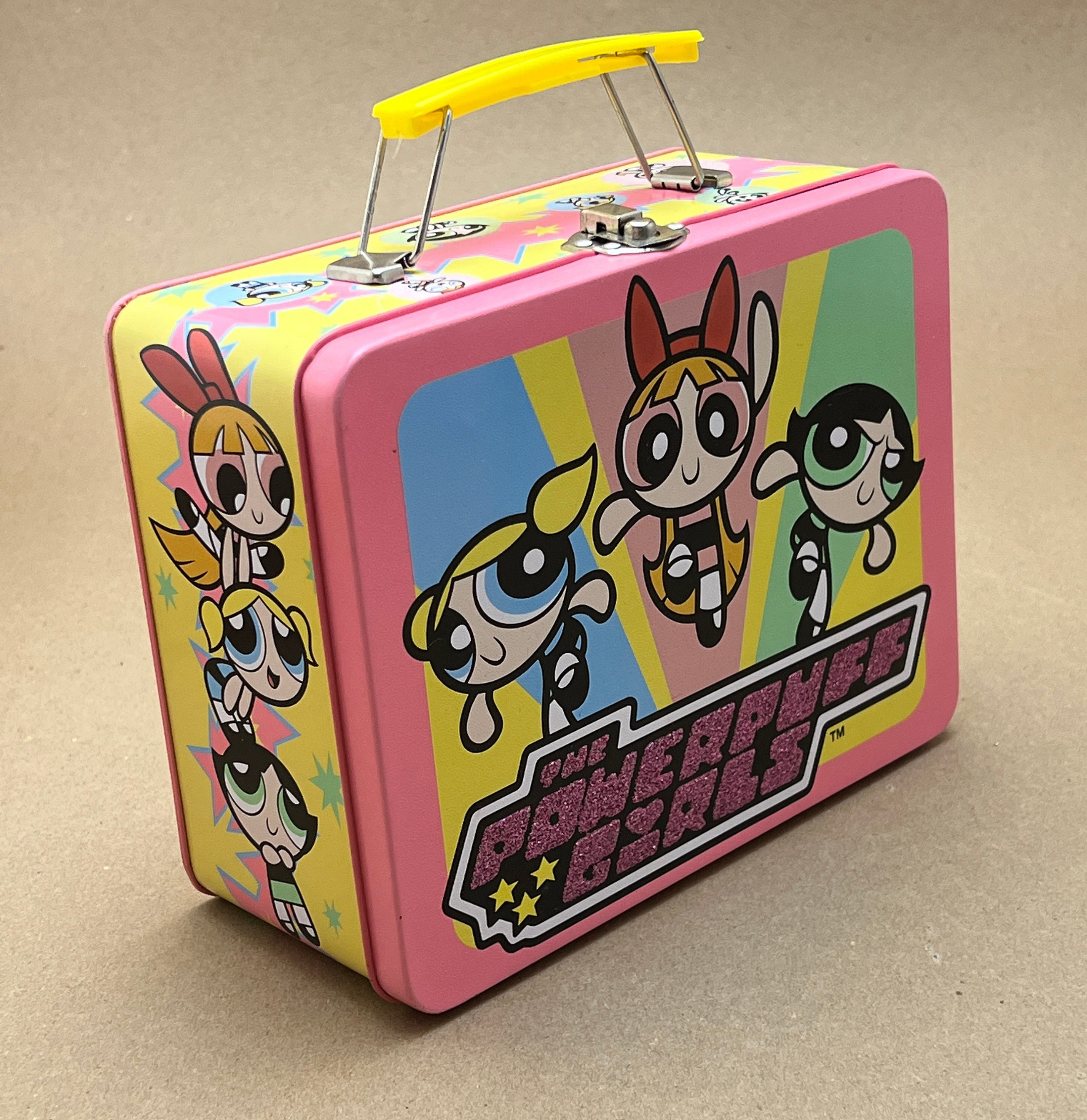 Vintage the Powerpuff Girls Metal Lunch Box, Vintage Cartoon Network Lunch  Box, Containers for Kids, Kids Crafts Storage, Kids Storage 