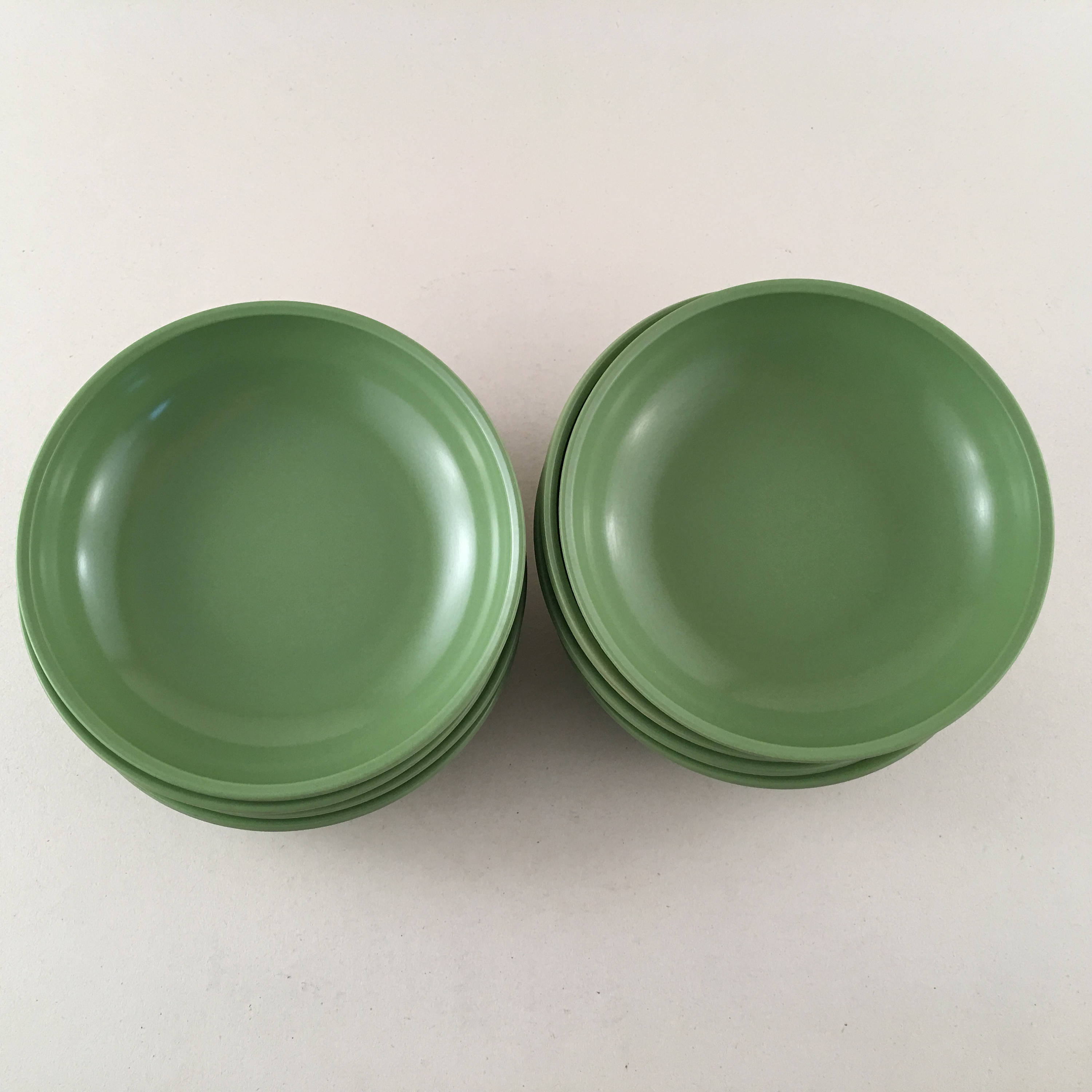 Vintage Melmac Dishes Boonton Melmac plates Avocado Green Etsy