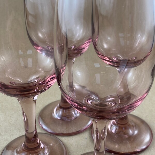 Purple Wine Glasses Etsy