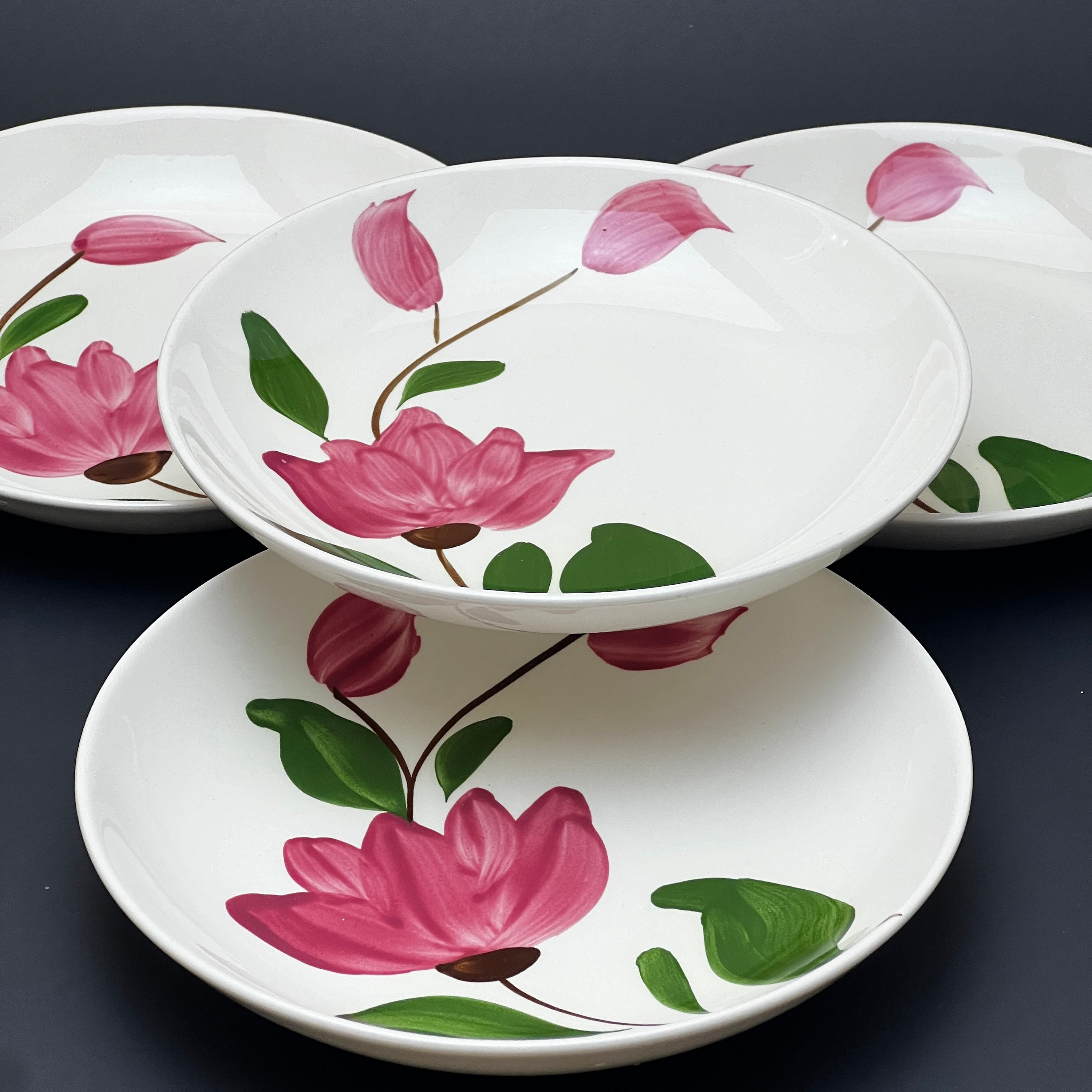 食器 ri Set of 4 Mid Century Modern Stetson China Rio Coupe Bowls