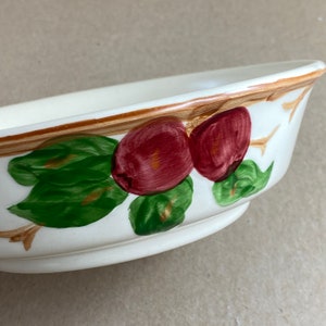 Vintage Franciscan Apple Vegetable Bowl: Farmhouse Kitchen Serving Bowl