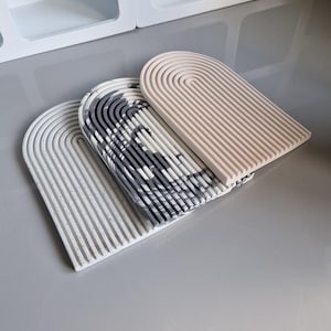 Arch Shaped Tray | Coaster | Various Colours | Eco-friendly Gift | Handmade | Home Decor | Sustainable | Shelf | Jewellery | Keys Dish