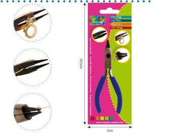 Clip jewelry 3 in 1 curved beak - v - Ref 23701/015 - Creative until the stock!