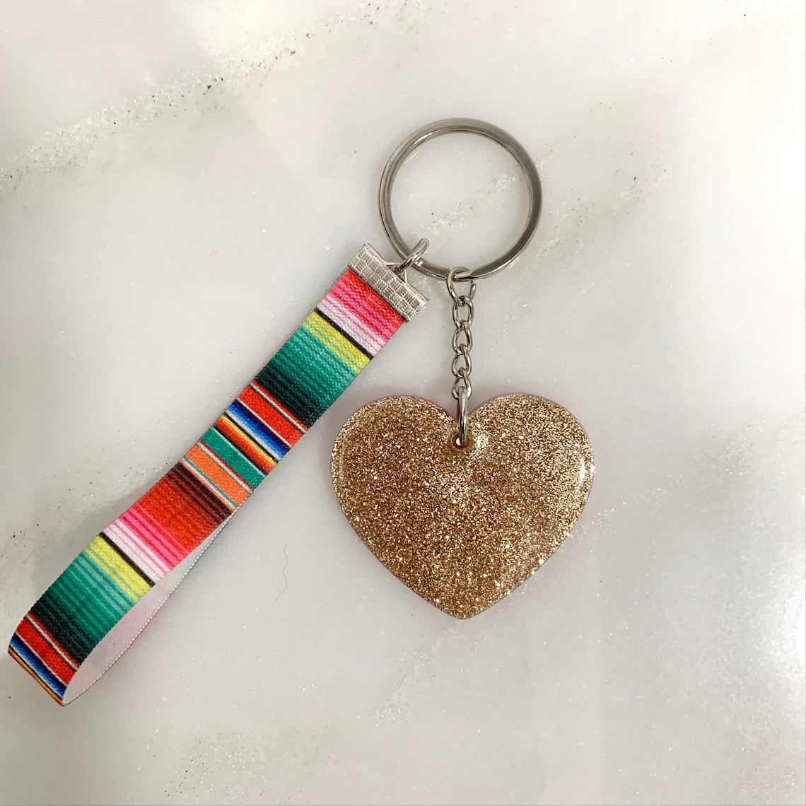 Mexican Keychain Heart Concha Keychain Mexican Bread Etsy