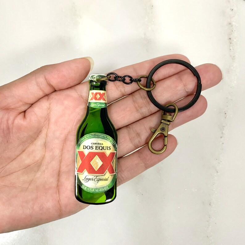 International Beer Keychain Beer Bottle Keychain Beer Lover Etsy