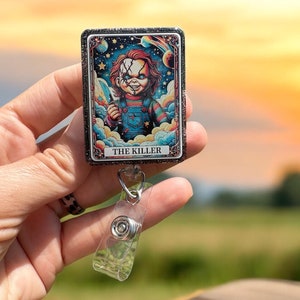 Halloween Horror Badge Reel, Teacher Badge Reel, Nurse Badge Reel, Funny Badge Reel, Spooky Season, Halloween, Tarot Card Badge Reel, Tarot