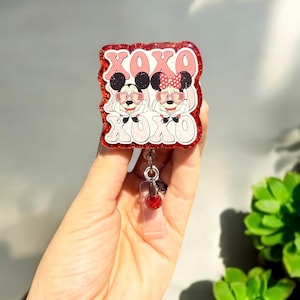 Mickey Mouse & Minnie Mouse Badge Reel, Nurse Badge Reel, Teacher Badge Reel, Glitter Badge Reel, Mickey and Friends Badge Reel, Hospital ID