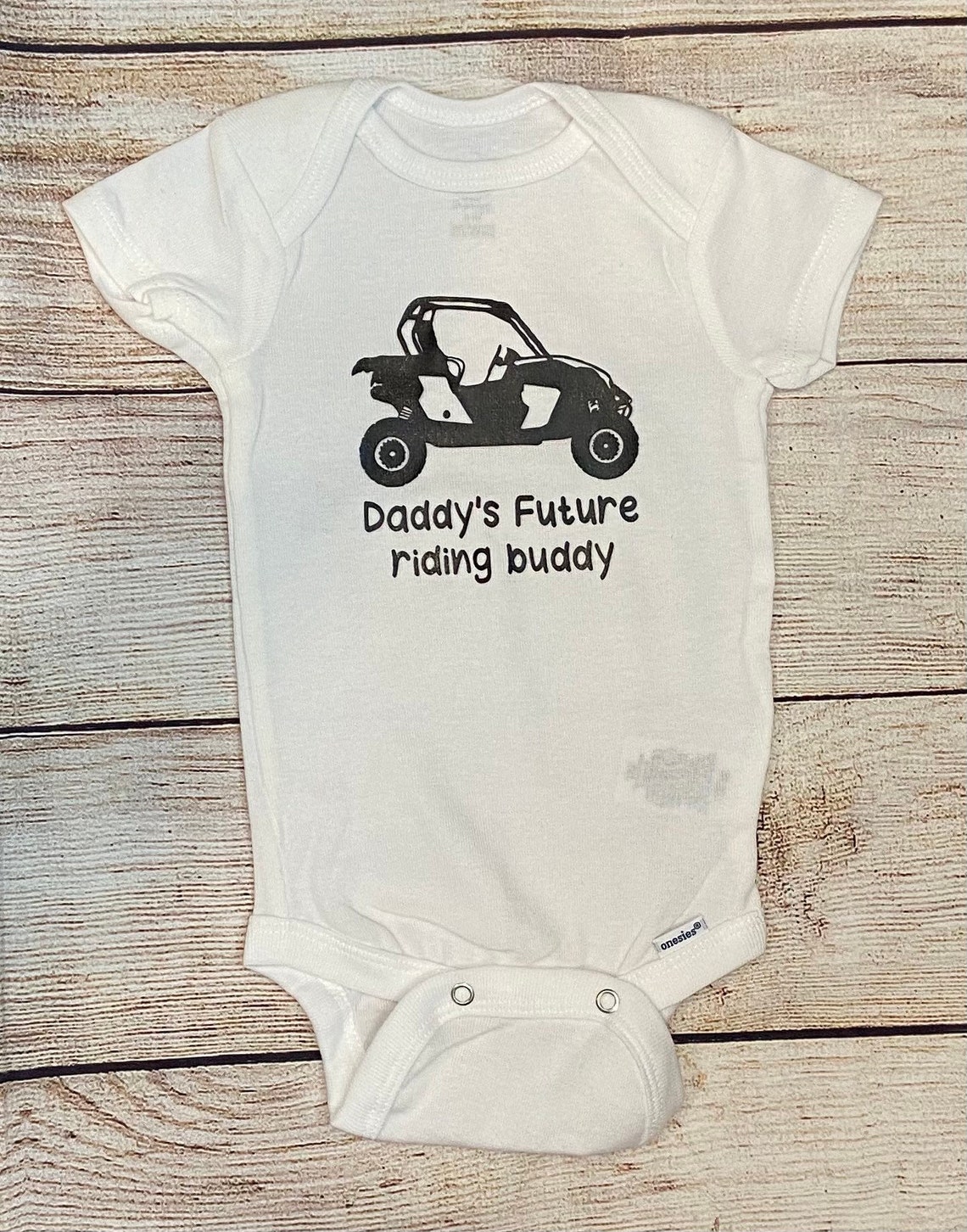 Daddys future riding buddy onesie Etsy