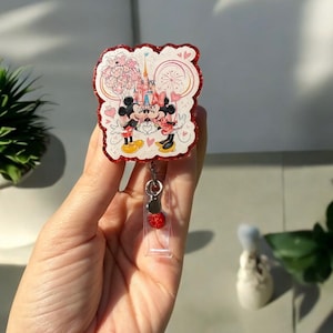 Mickey Mouse & Minnie Mouse Badge Reel, Nurse Badge Reel, Teacher Badge Reel, Glitter Badge Reel, Mickey and Friends Badge Reel, Hospital ID