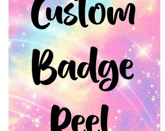 Custom Badge Reel, Custom Photo Badge, Nurse Badge Reel, Teacher Badge Reel, Retractable Reel, Pet Badge Reel, Create Your Own Badge Reel