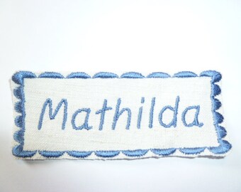 Namensschilder Einnahen Etsy