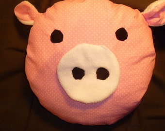 Pig pillow, cuddly pillow, loving-hab pig