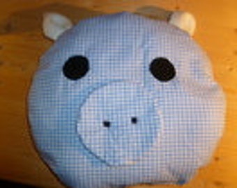 Pig pillow, cuddly pillow, loving-hab pig