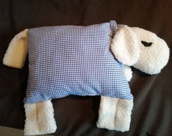 Plush toy, stuffed animalSuschelkissen, Children's pillowsSchafkissen, Schmusekissen Schaf, Lieb-hab-Schaf