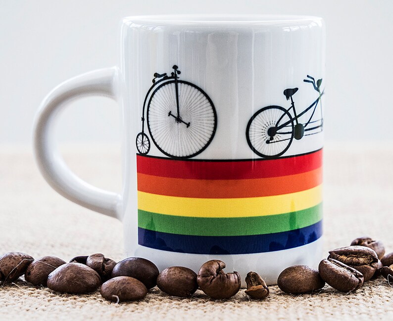 Bicycle Espresso Coffee Mug Gifts for Cyclists Cycling Etsy UK