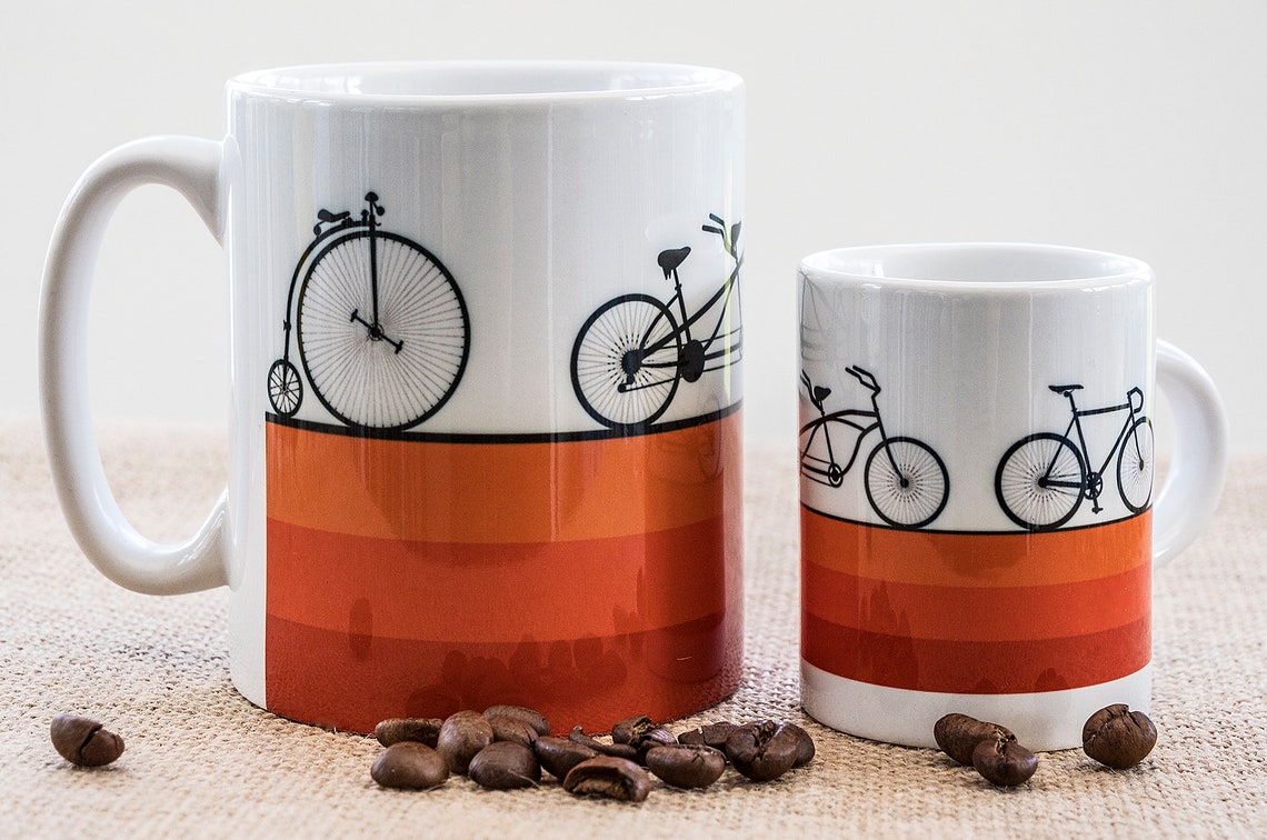Bicycle bike coffee mug cycles gifts for cyclists cycling Etsy