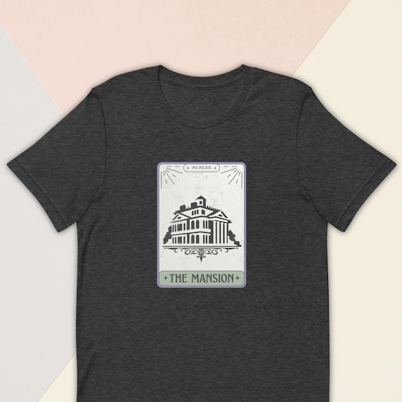 Haunted Mansion Tarot Card Shirt | Spooky Graphic Tee | Witchy Apparel | Gothic Fashion | Bella + Canvas