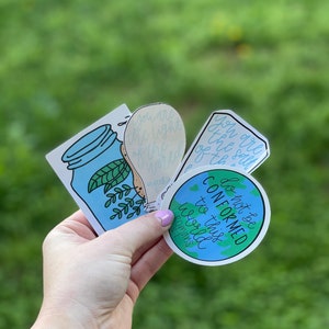 Four Pack of christian stickers | weatheproof | matte proof | 3x3