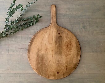 Paddle Style Charcuterie Tray // Bread Board With Handle // Old World Style Tray // Food Safe // Free Shipping