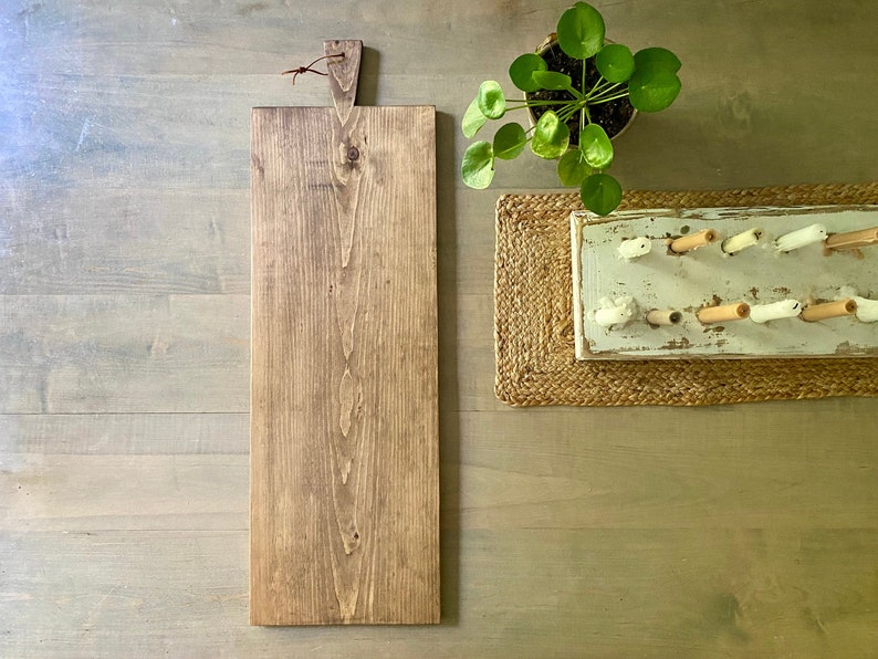 3 ft Long Farmhouse Bread Board // Heirloom Charcuterie Tray // Housewarming Gift // Fall Centerpiece // Grazing Board // Food Safe image 1