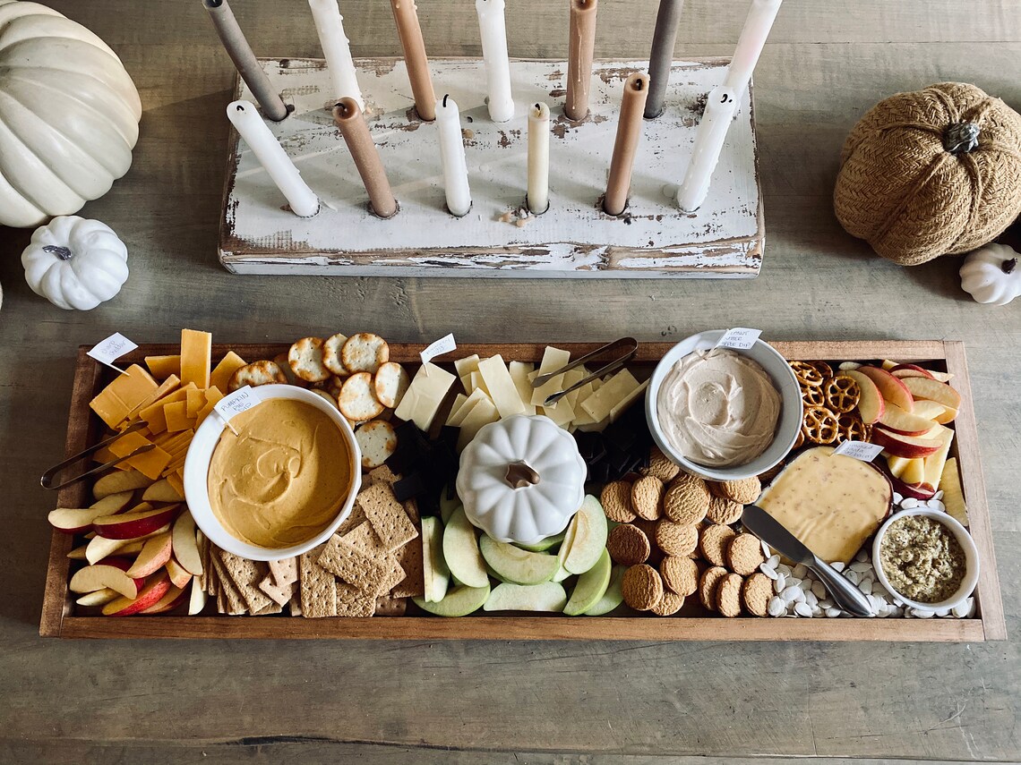 Extra Large Charcuterie Board // Long Wooden Heirloom Tray // Etsy