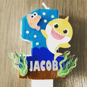 Baby Shark Candle (Any Age) / Pinkfong / Pink Baby Shark