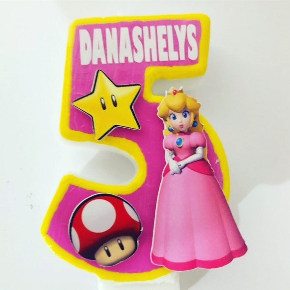 Super Mario Brothers Bros 6 Princess Peach Action Figure Toy Doll Gift  Party